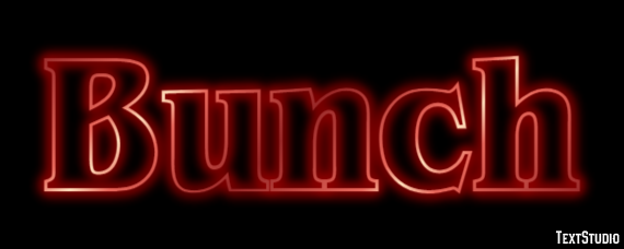 Bunch Text Effect