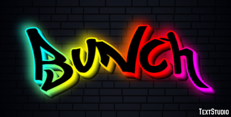 Bunch Text Effect