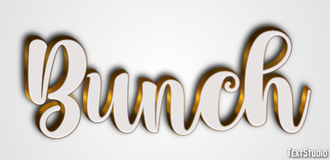 Bunch Text Effect