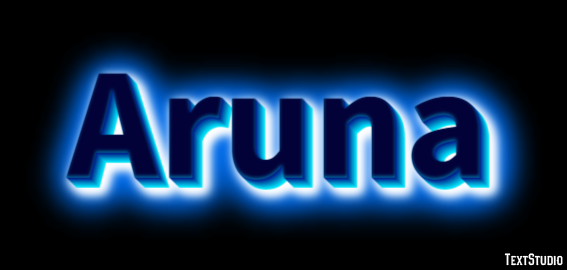 Aruna Effetto testo