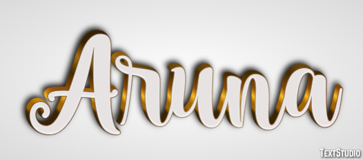 Aruna Text Effect