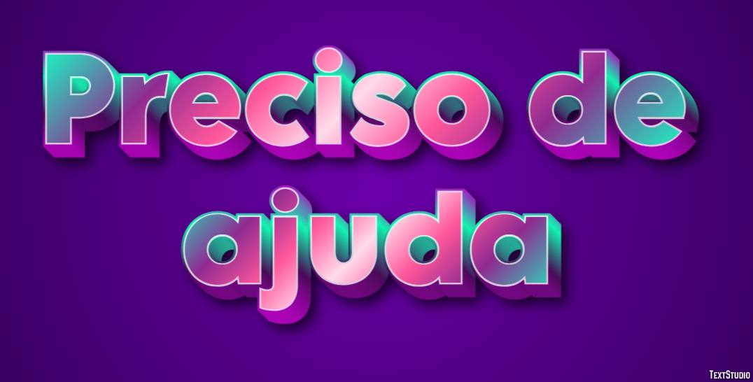 Preciso de ajuda Efeito de texto
