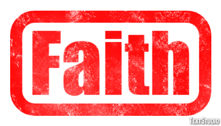 Faith Efekt tekstowy