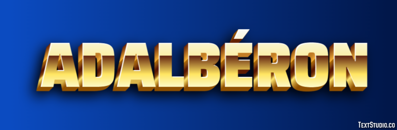 Adalbéron Effetto testo