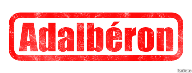 Adalbéron Text Effect
