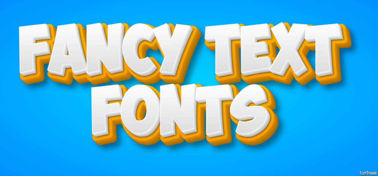 Fancy Text Fonts Tekst Effect
