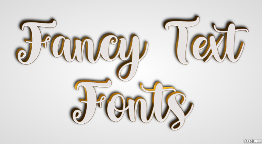 Fancy Text Fonts Tekst Effect