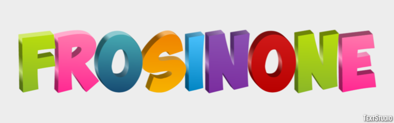 Frosinone Effetto testo