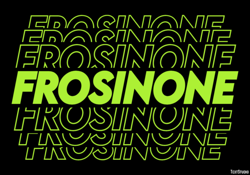 Frosinone Text Effect