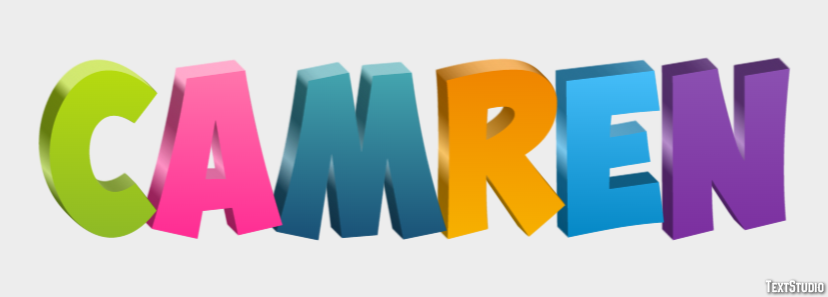 Camren Text effect