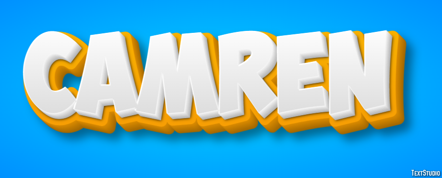 Camren Text effect