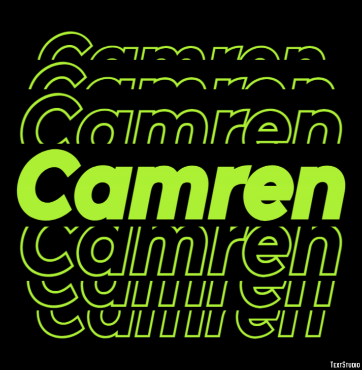 Camren Effetto testo