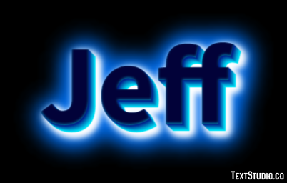 Jeff Efeito de texto