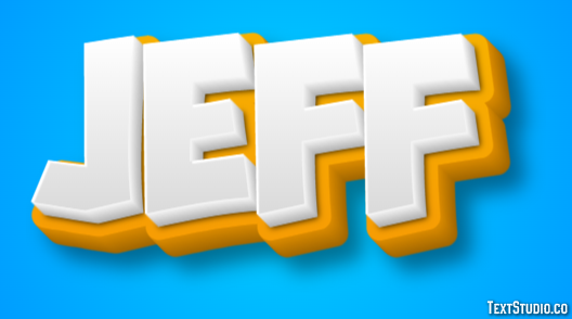 Jeff Text Effect