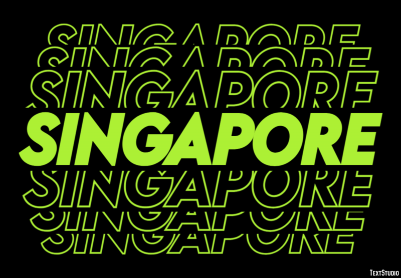 Singapore Efekt tekstowy