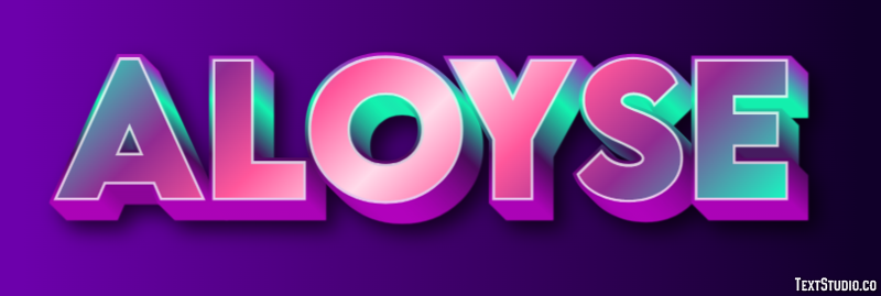 Aloyse Effet de Texte