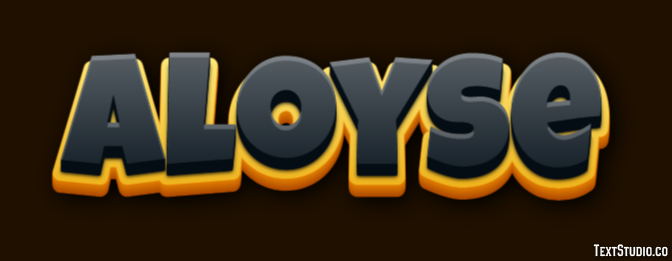 Aloyse Effet de Texte