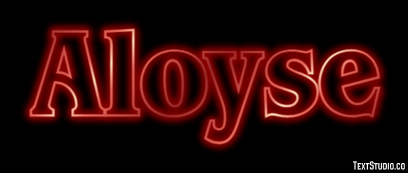 Aloyse Effet de Texte