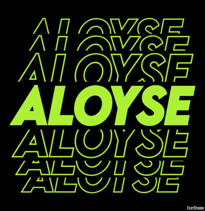 Aloyse Effet de Texte