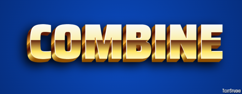 Combine Text Effect