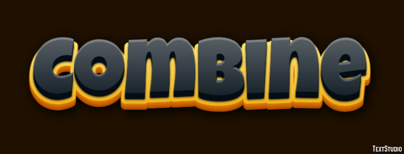 Combine Text Effect