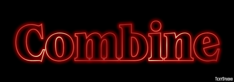 Combine Text Effect