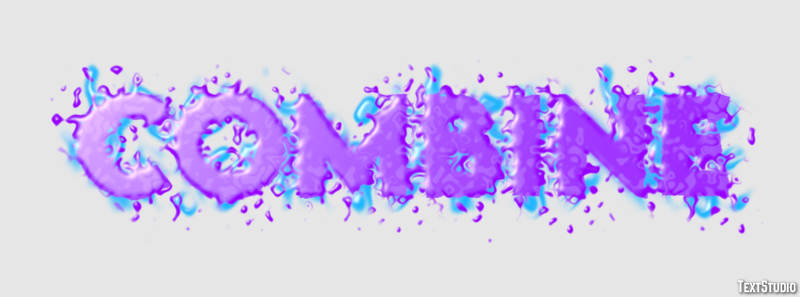 Combine Efeito de texto
