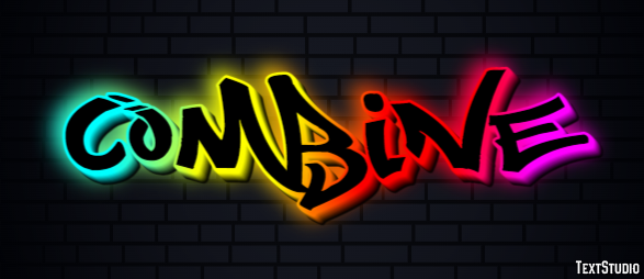 Combine Text Effect