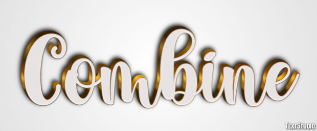 Combine Text Effect