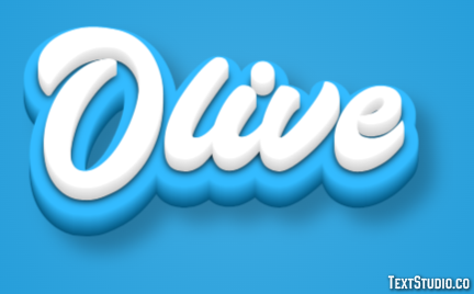 Olive Efekt tekstowy