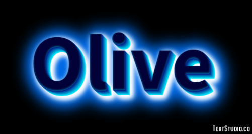 Olive Efekt tekstowy