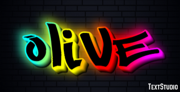 Olive Efekt tekstowy