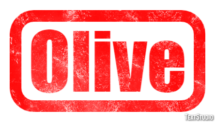 Olive Efekt tekstowy