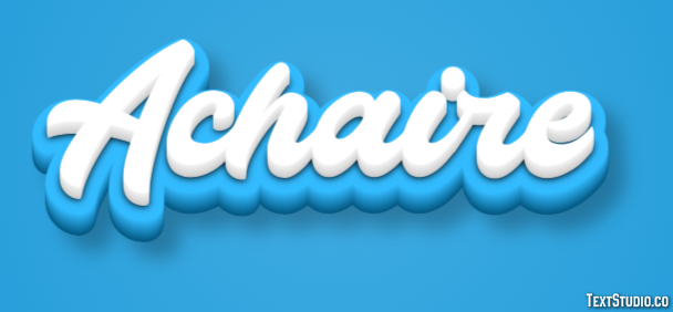 Achaire Effet de texte