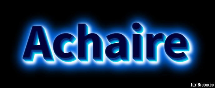 Achaire Effet de texte