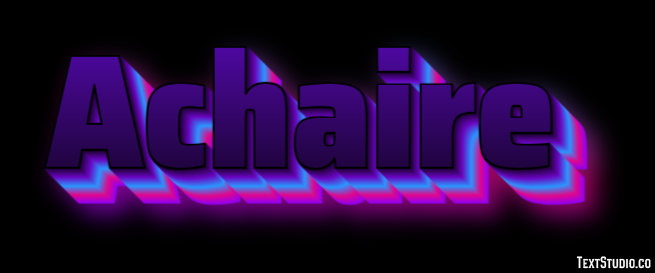 Achaire Effet de texte