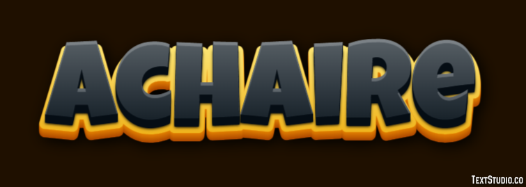 Achaire Effet de texte