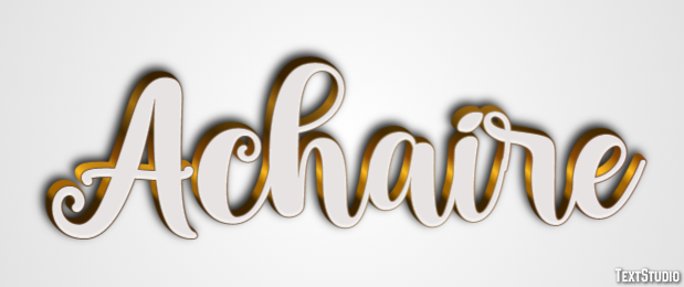 Achaire Effet de texte