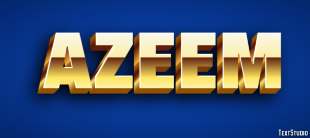 Azeem Tekst Effect