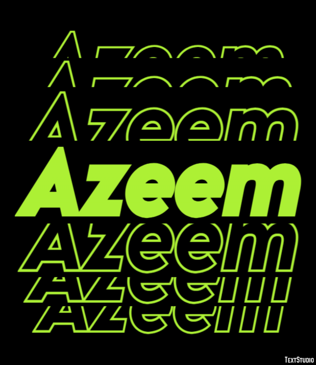 Azeem Efekt tekstowy