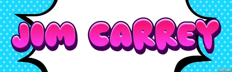 Jim Carrey Efeito do texto
