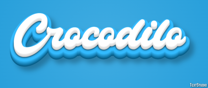 Crocodilo Tekst Effect