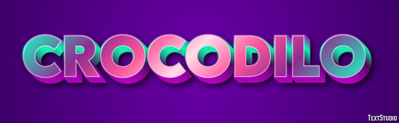 Crocodilo Tekst Effect