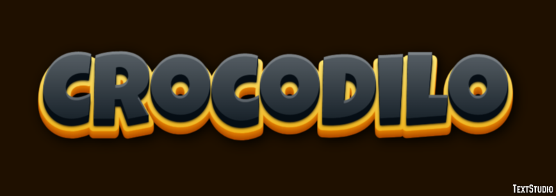 Crocodilo Effet de Texte