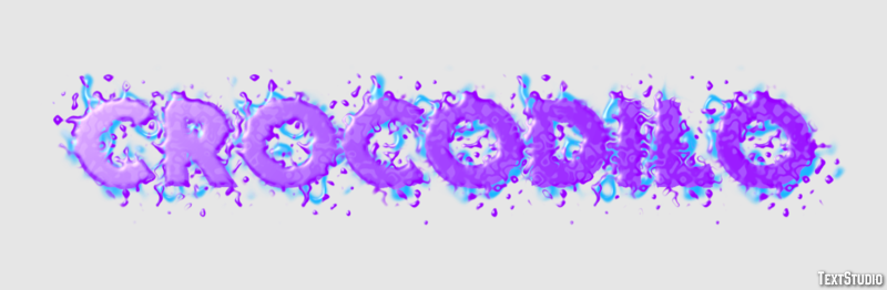 Crocodilo Effet de Texte