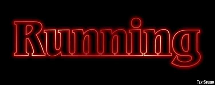 Running Text Effect