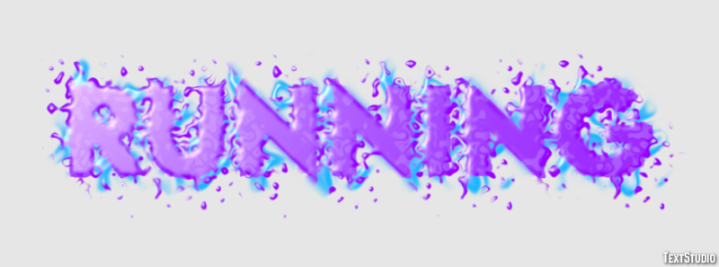 Running Text Effect