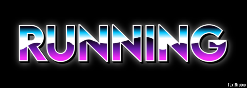 Running Text Effect