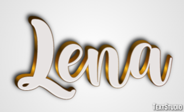 Lena Efecto de Texto