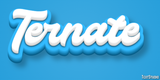 Ternate Text Effect